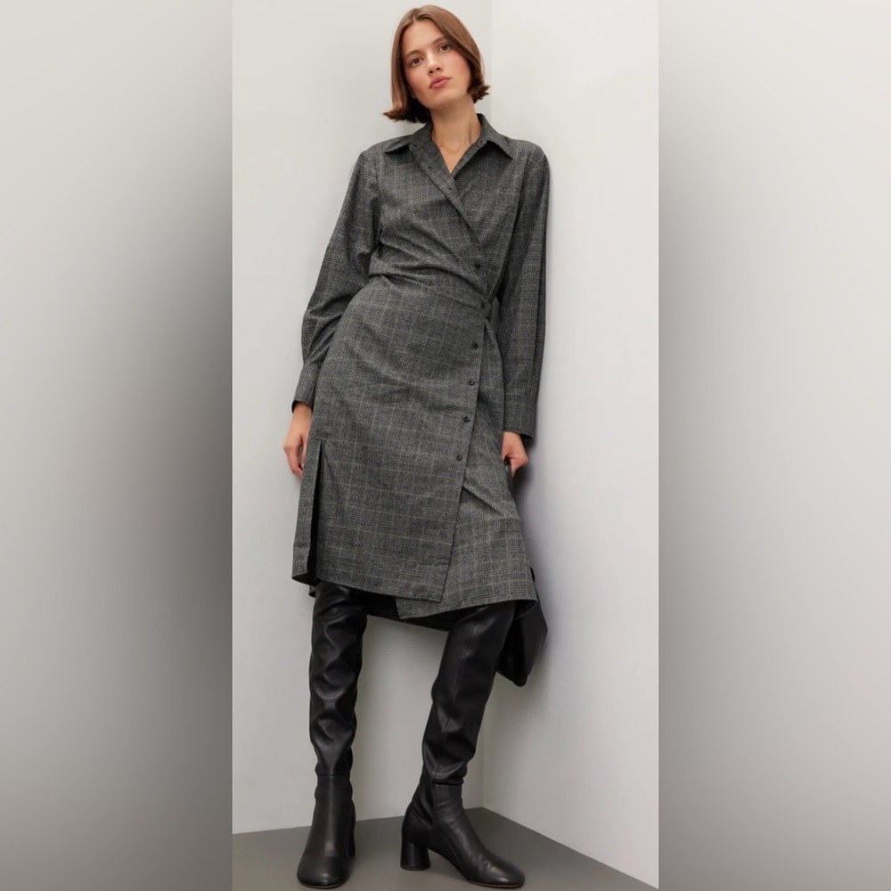 Proenza Schouler White Label Plaid Dress